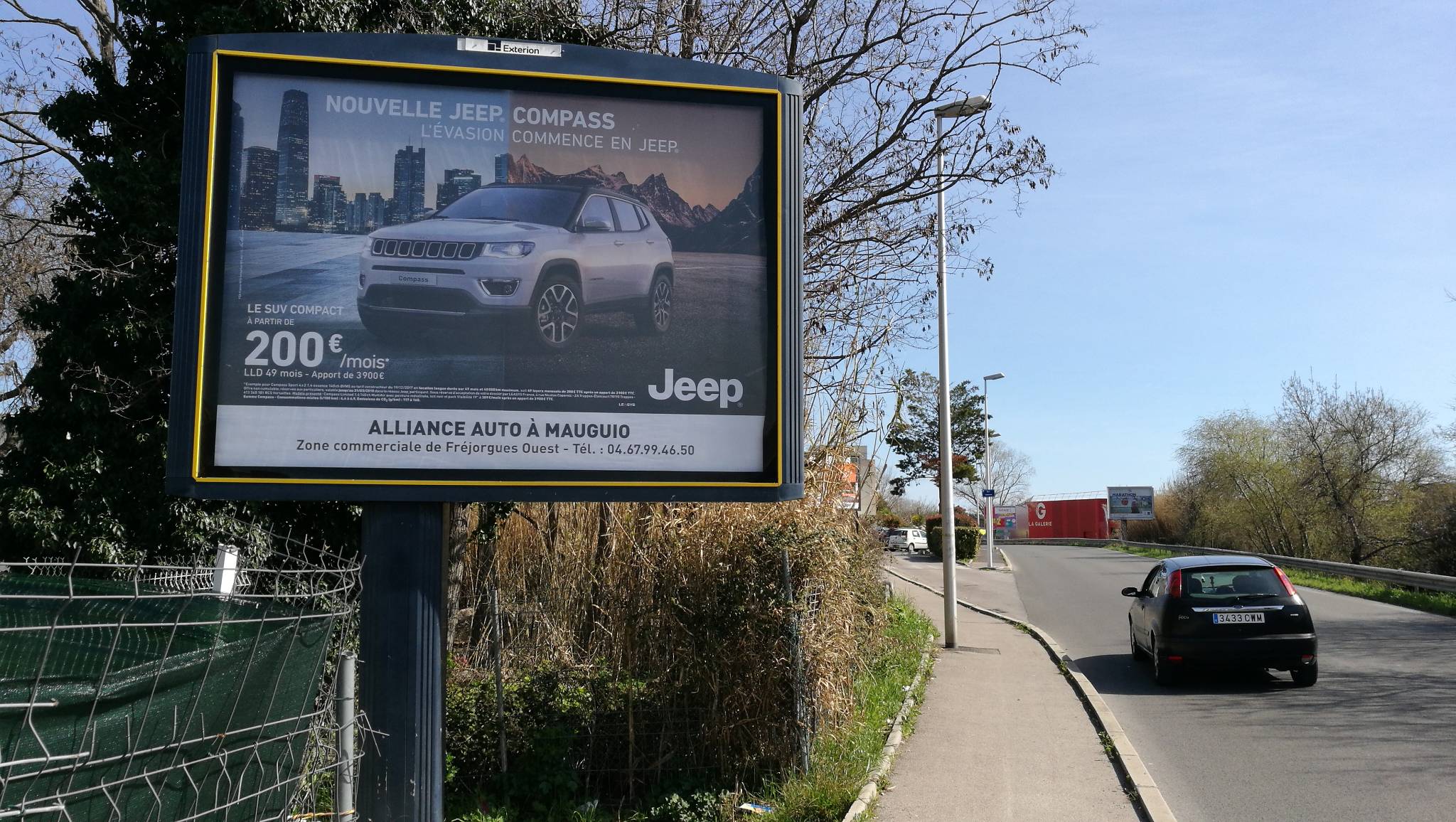 affichage publicitaire; Montpellier