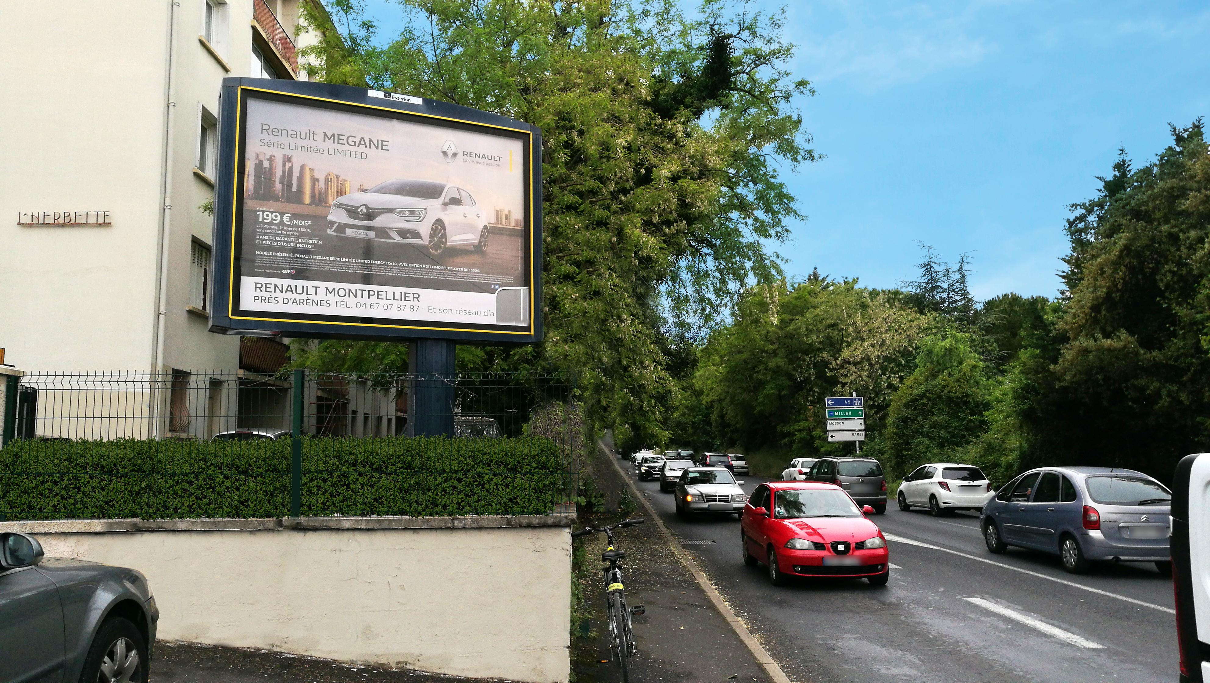 affichage publicitaire; Montpellier