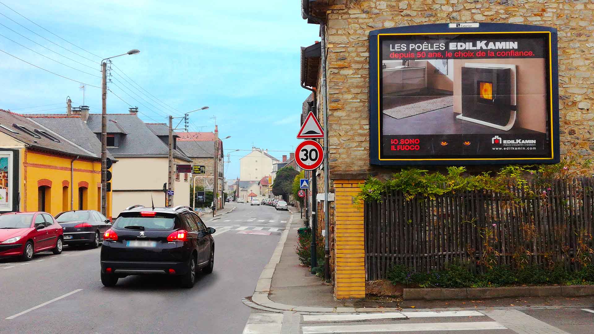 affichage publicitaire; Rennes